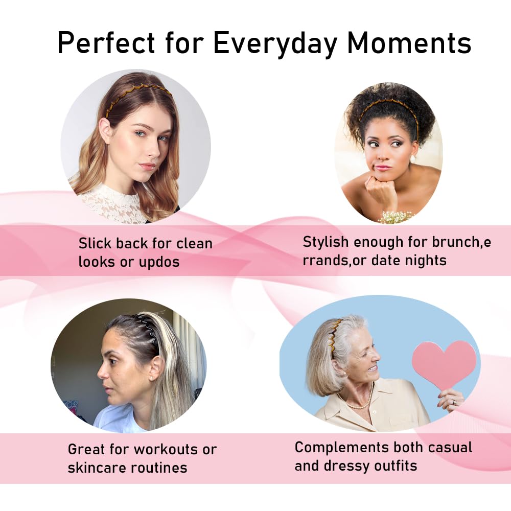 Zigzag Comfort Headband Duo